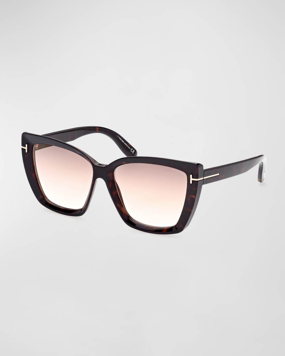 Scarlet-02 Square Acetate Sunglasses